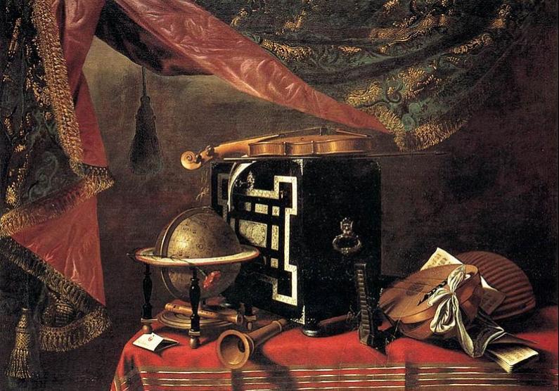 Still-life with Instruments, Evaristo Baschenis