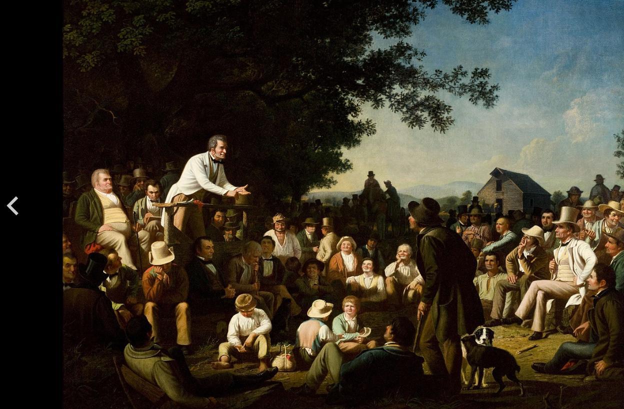 Stump Speaking,George Caleb Bingham
