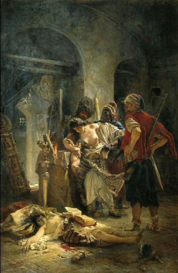 The Bulgarian martyresses, Konstantin Yegorovich Makovsky