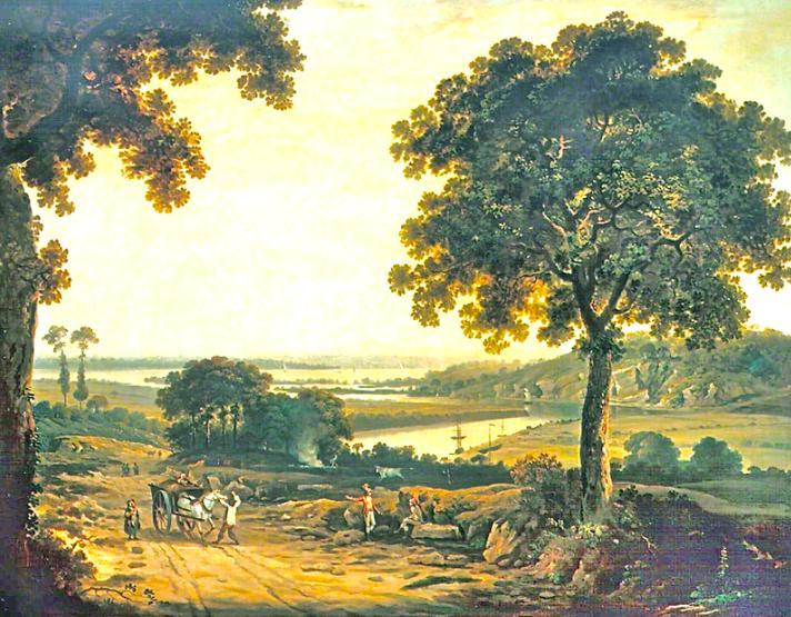 The Confluence of the Severn and the Wye George Barret Sr.