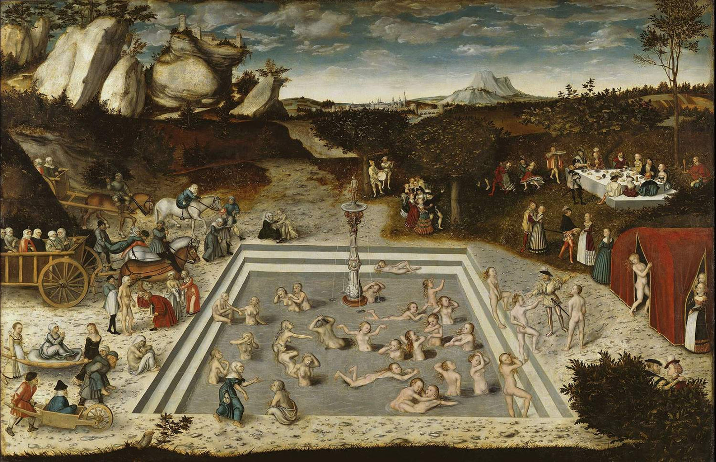 The Fountain of Youth, 1546, Lucas Cranach the Elder