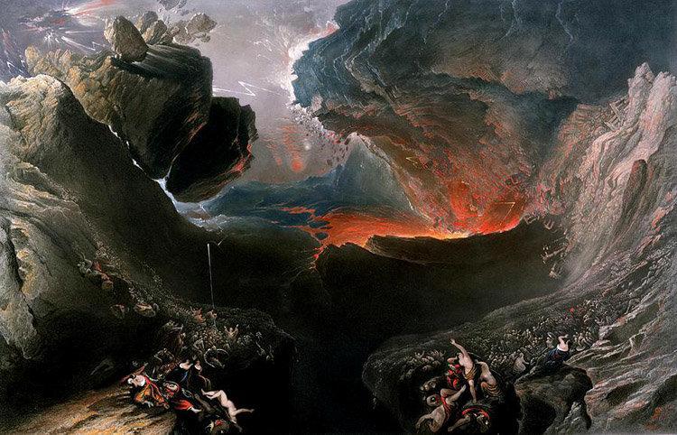 The Great Day of His Wrath,John Martin,60x40cm
