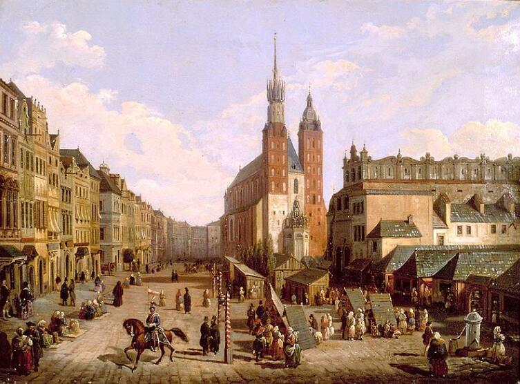 The Market Square in Kraków, 1836 Marcin Zaleski