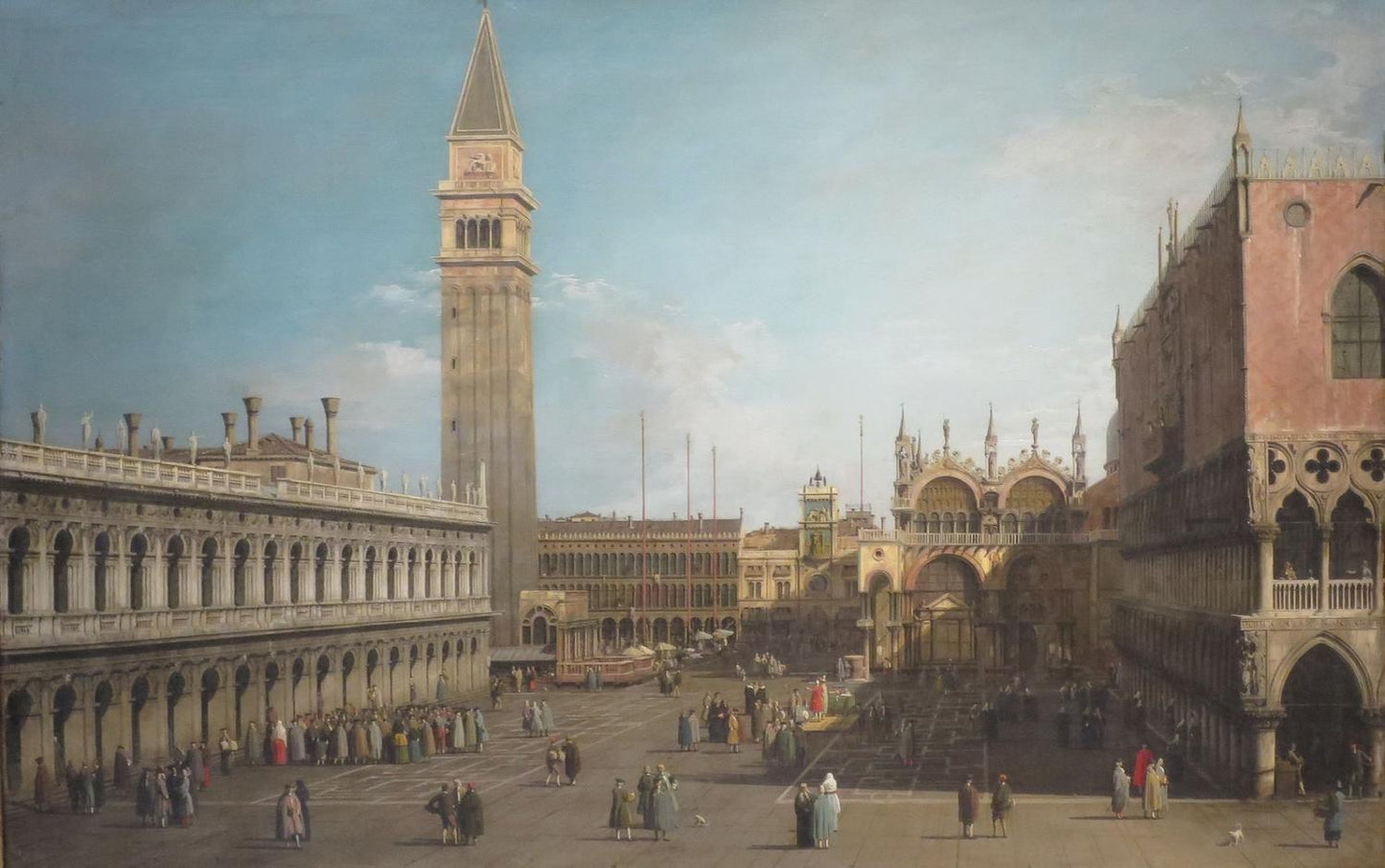 The Piazzetta, Venice, Looking North, Canaletto