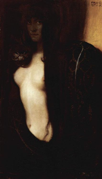 The Sin,Franz von Stuck,60x34cm