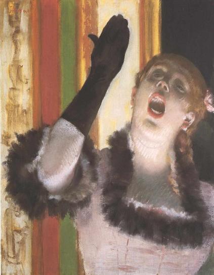 The Singer with the Glove, Edgar Degas