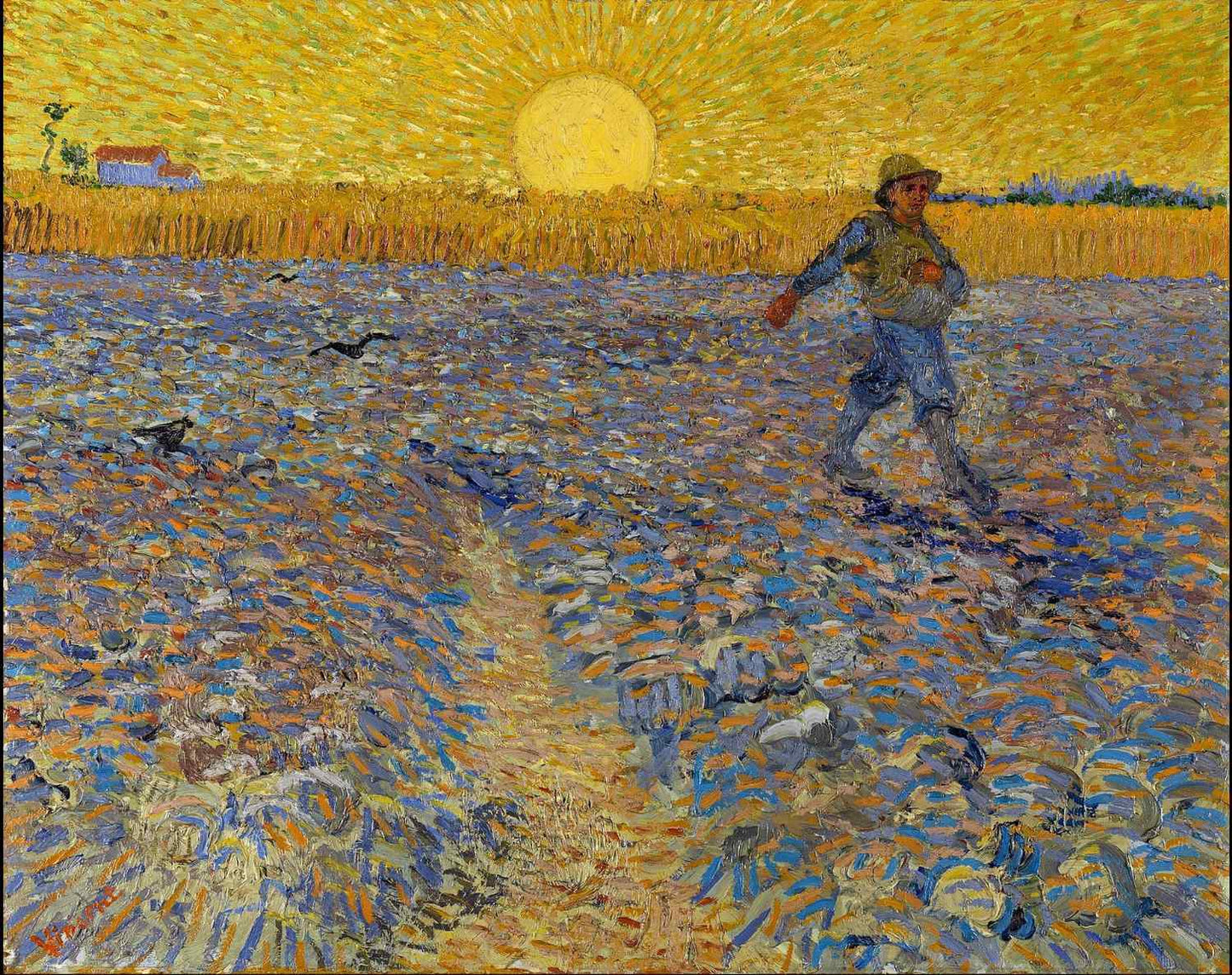 The Sower (after Jean-François Millet), Vincent van Gogh