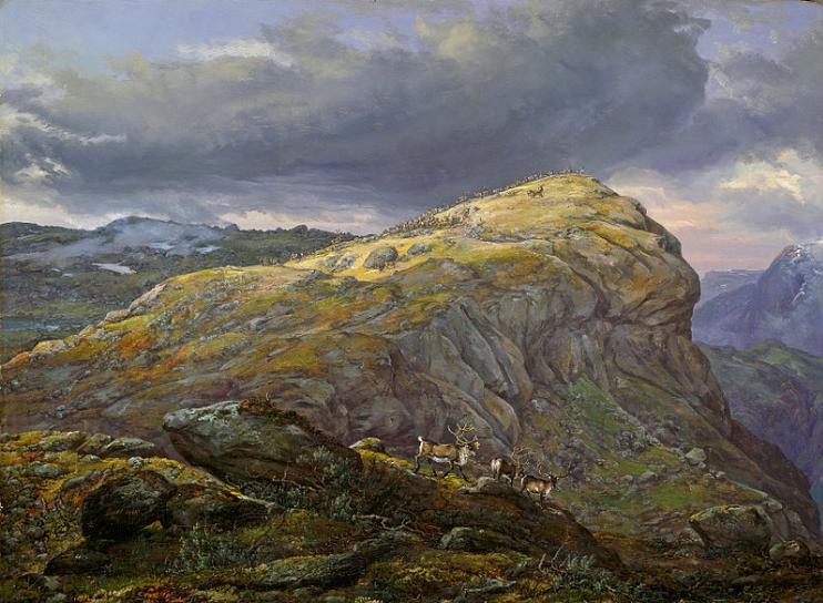 The Stugunøset in the Filefjeld Johan Christian Claussen Dah
