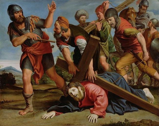 The Way to Calvary, Getty Center, Domenichino