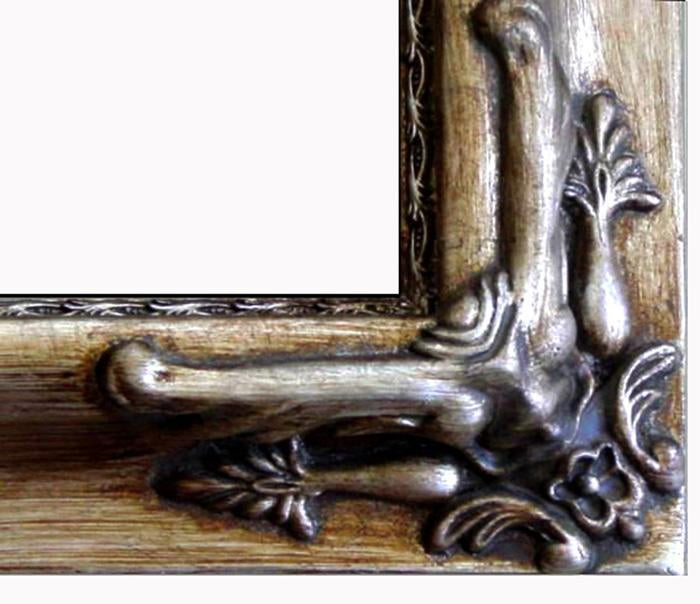 Träram i silver, innermått 20x25 cm