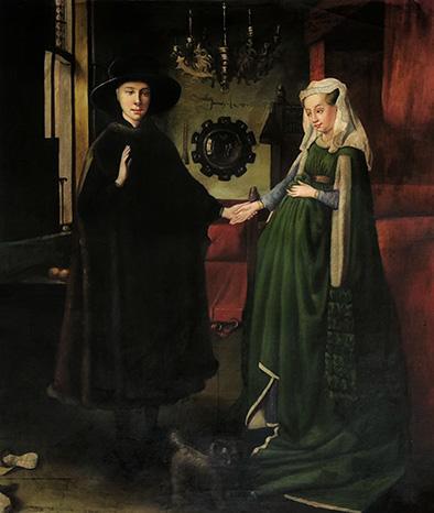 Two women, hand-painted, oil painting on canvas