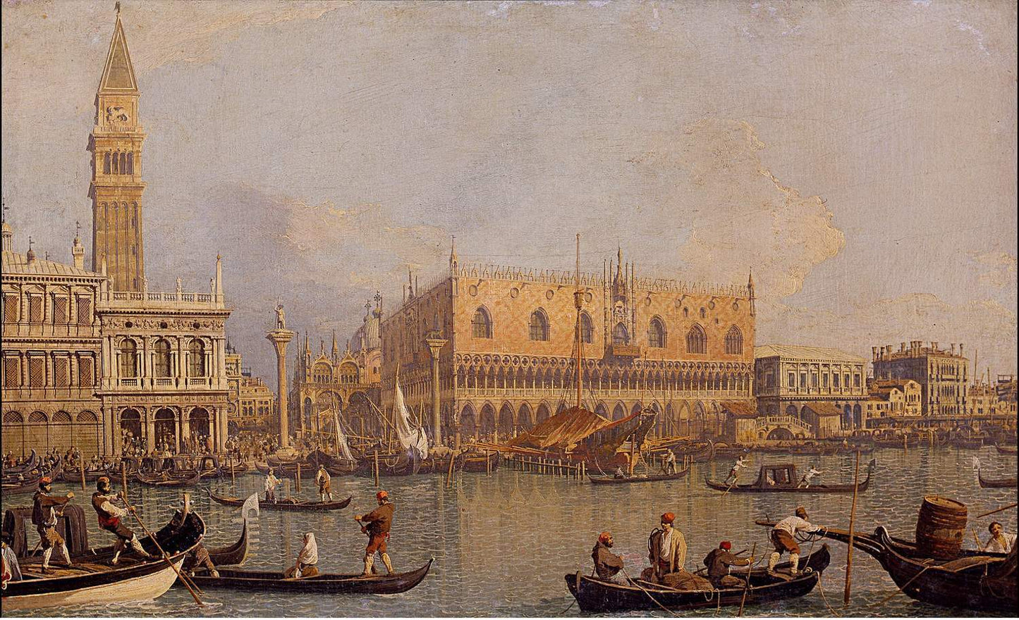 Veduta del Palazzo Ducale di Venezia, Canaletto