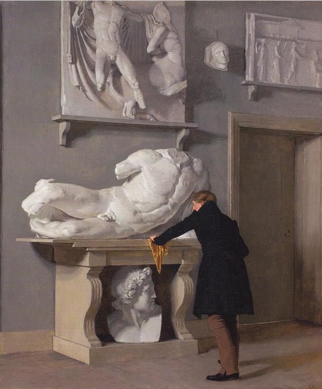 View of the Plaster Cast Collection at Charlottenborg Palace,Ivana Kobilca