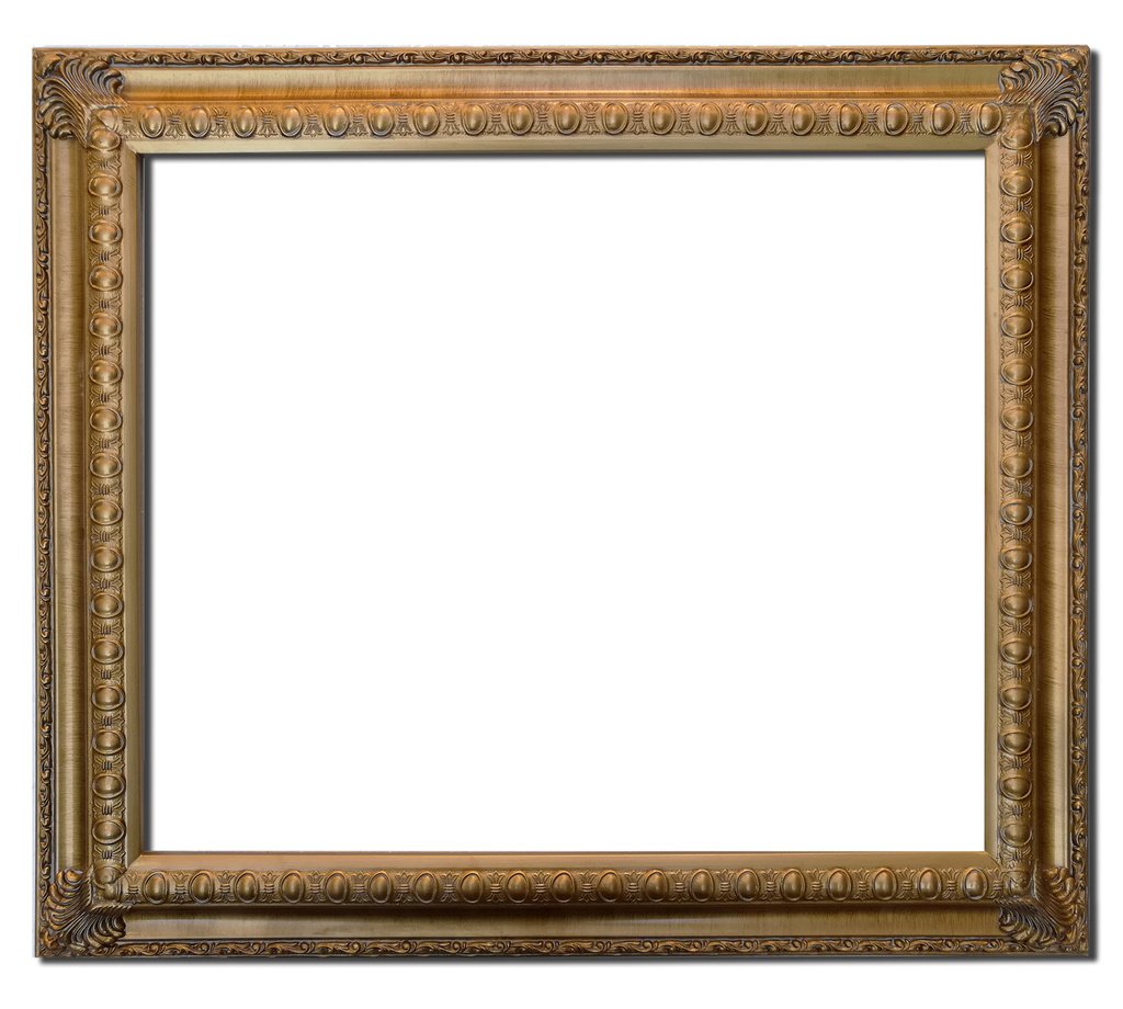 16x20 ins Wooden frame in golden color