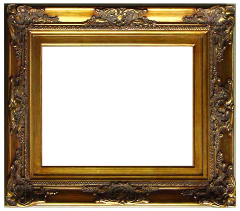 16x20 ins Wooden frame in golden color