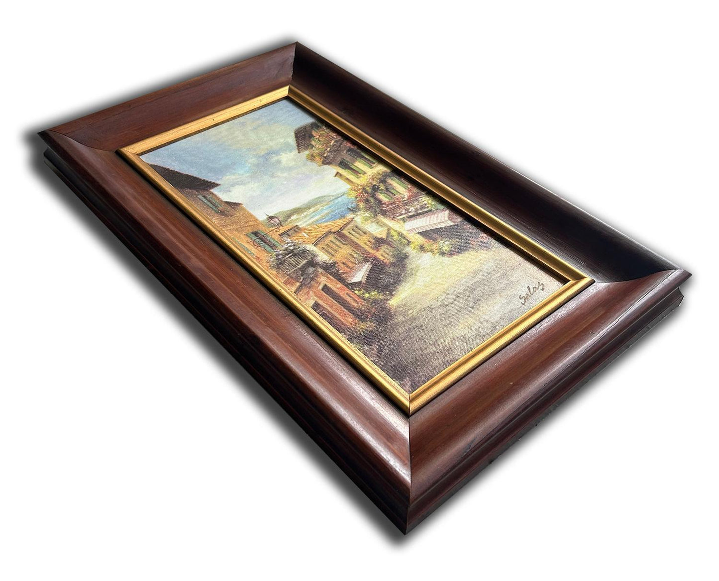 20x40 cm or 8x16 ins, wooden photo frame