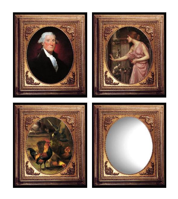 50x60 cm or 20x24 ins, wooden frame