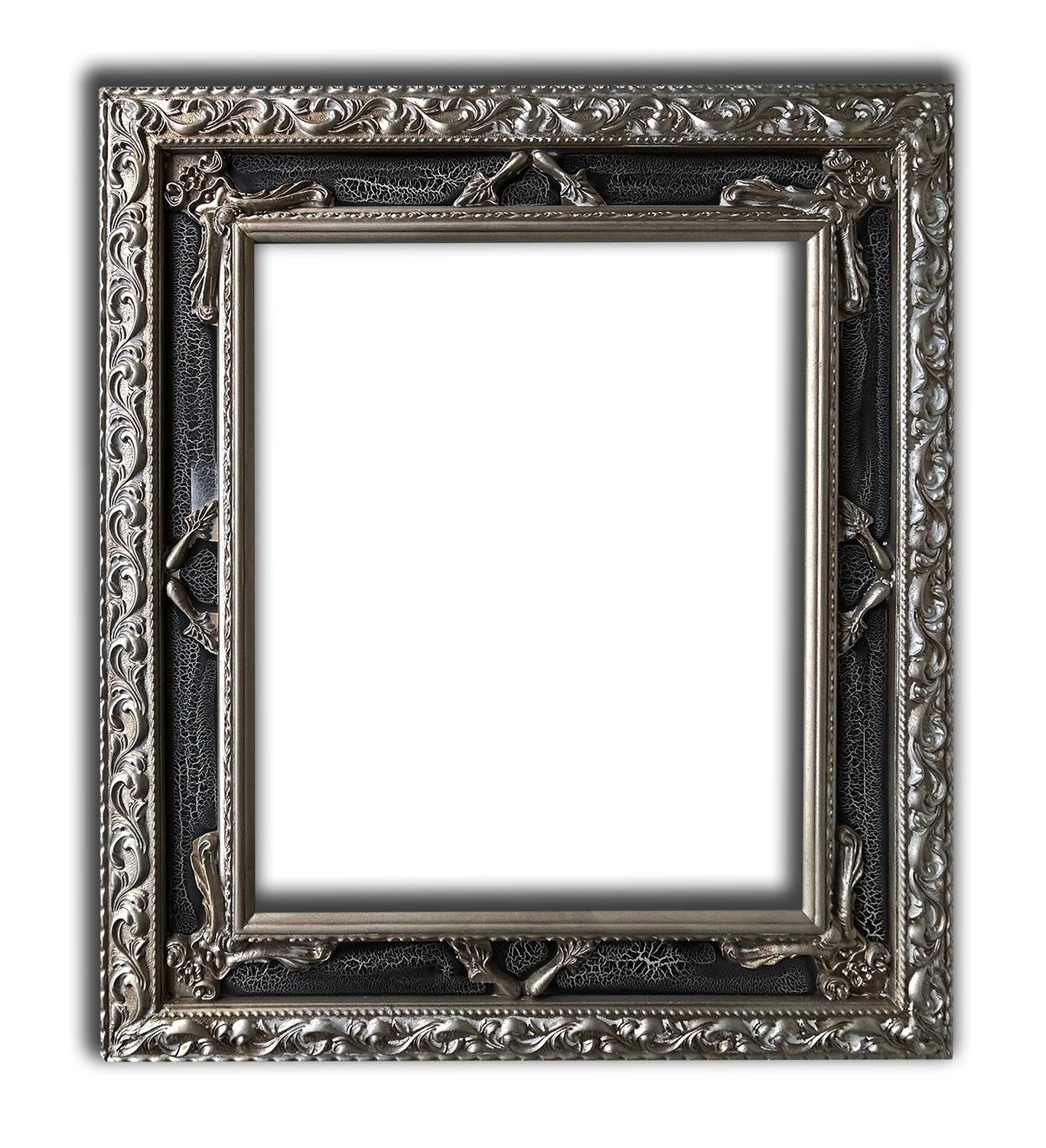 50x60 cm or 20x24 ins, wooden frame