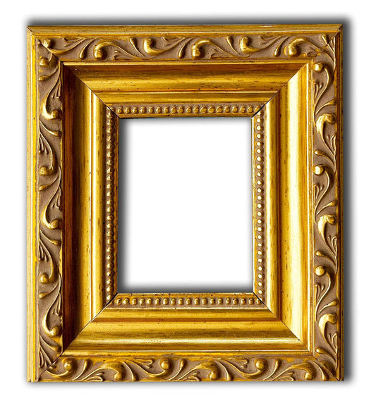 6x7 cm or 2 3/8 x 2 7/8 ins, wooden photo frame