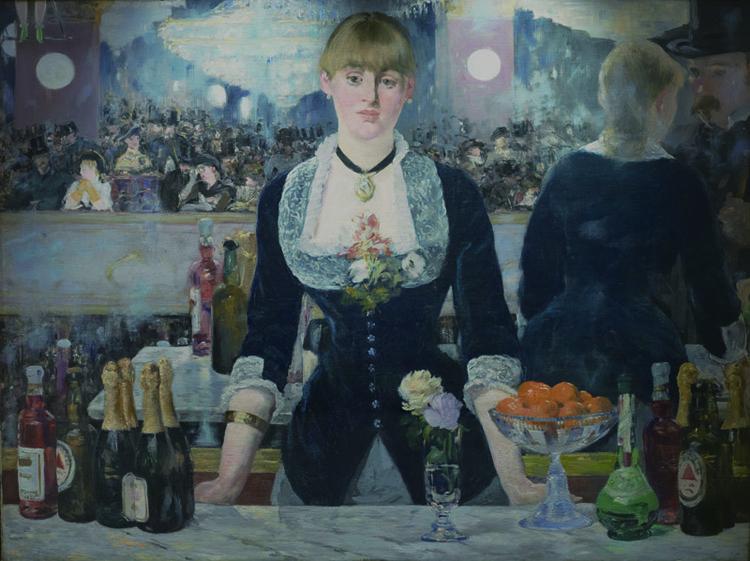 A Bar at the Folies Bergere,Edouard Manet,50x37cm