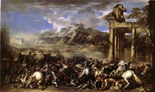 A Herois Battle,Salvator Rosa,60x40cm