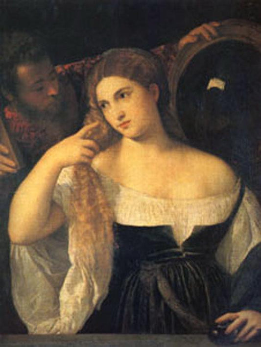 A Woman at Her Toilet,Titian, 40x50 cm