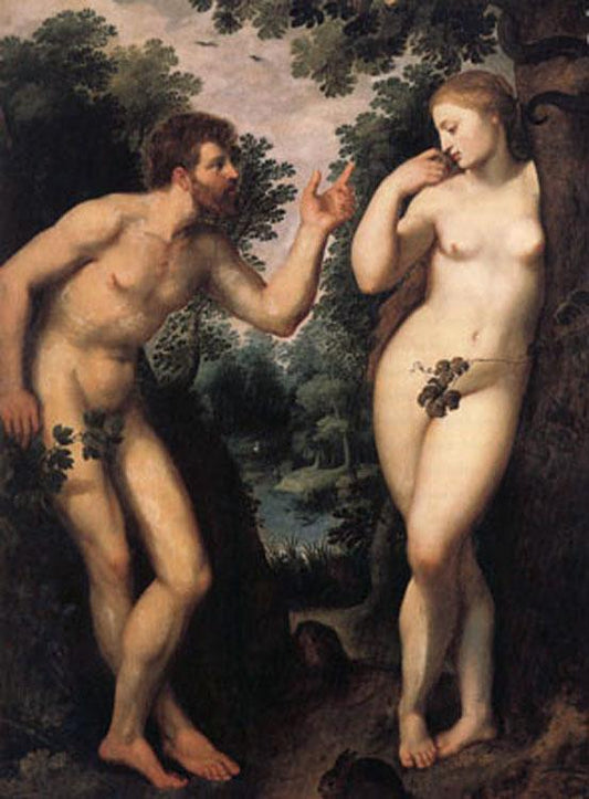 Adam and Eve, Peter Paul Rubens, 40x50 cm