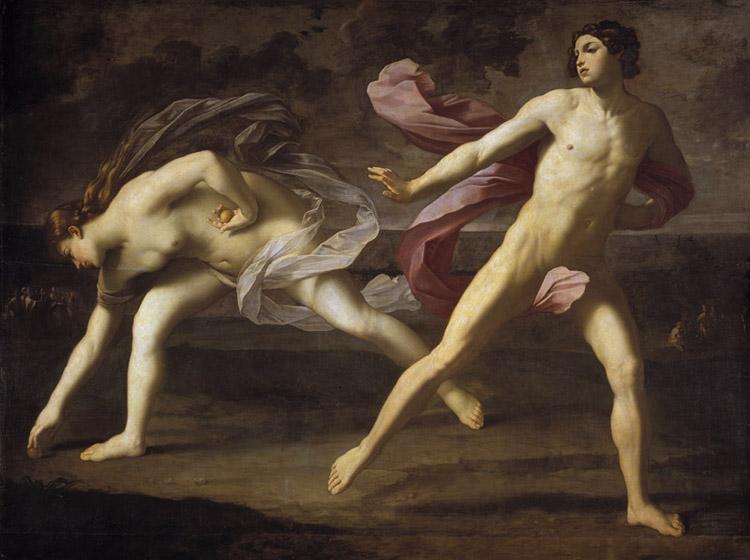 Atalanta and Hippomenes,Guido Reni,50x40cm