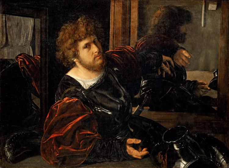 Autoportrait ditautrefois Portrait de,Girolamo Savoldo,60x40cm