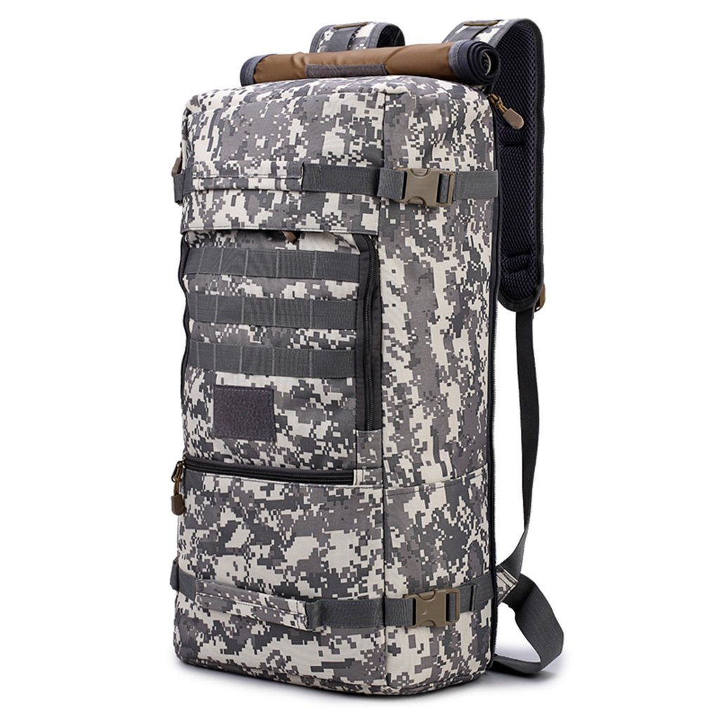 Backpack with camouflage color, 55x30x19 cm