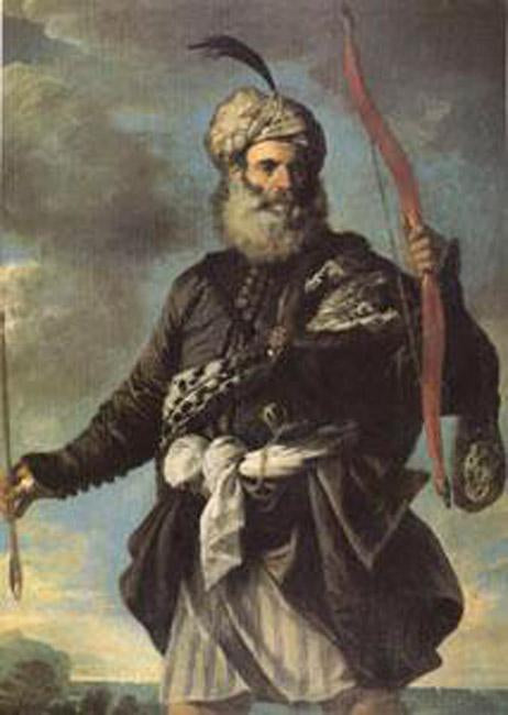 Barbary Pirate with a Bow,MOLA Pier Francesco,60x40cm