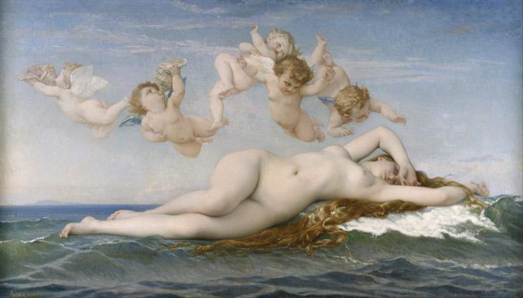 Birth of Venus,Alexandre Cabanel,80x45cm