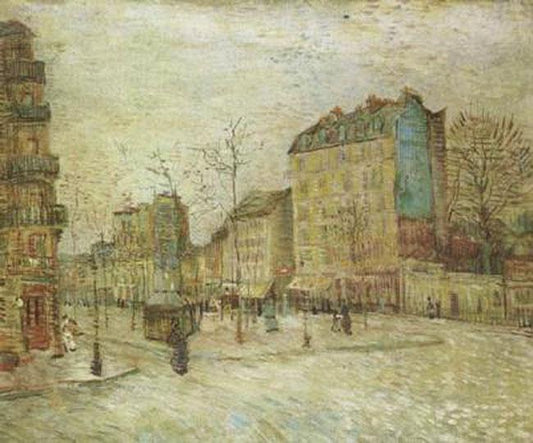 Boulevard de Clichy,Vincent Van Gogh,45.5x55cm