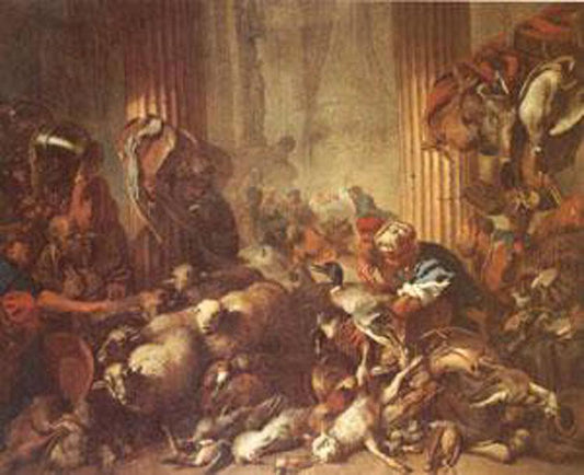 Christ Chasing the Moneylenders,Giovanni Benedetto Castiglione