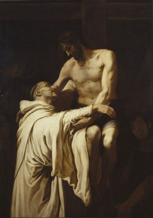 Christ Embracing St.Bernard,Francesc Ribalta,60x40cm