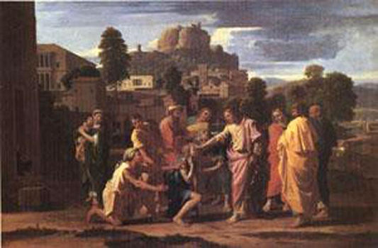 Christ Healing the Blind,Nicolas Poussin,60x40cm