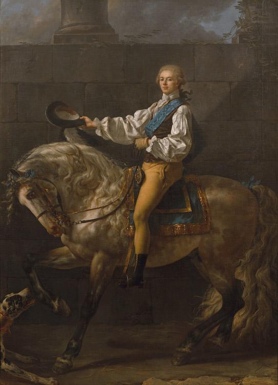 Count Potocki,Jacques-Louis David,50x40cm