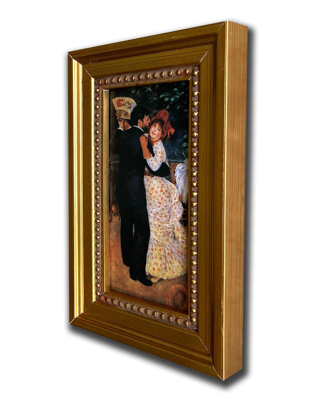 County dance of Pierre-Auguste Renoir, whole size 12x18 cm