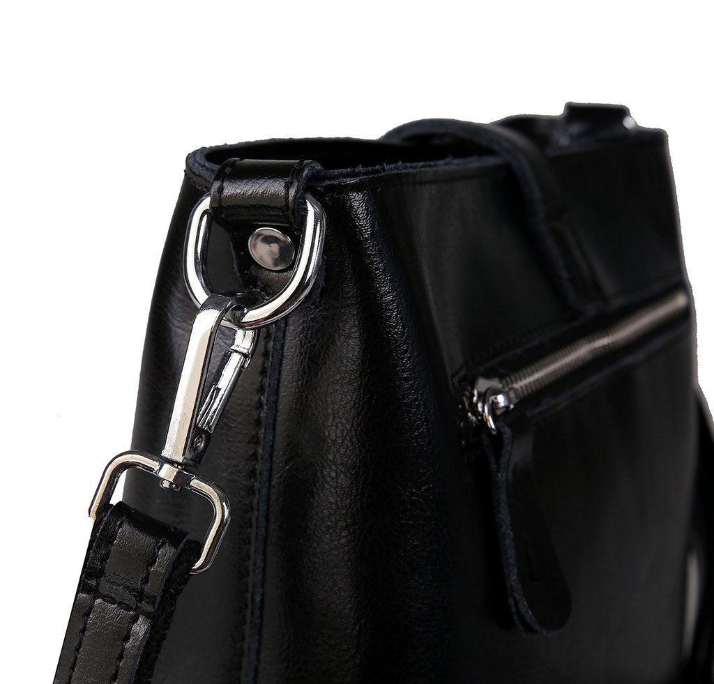 Cow leather shoulder bag or cross-body bag K1382S