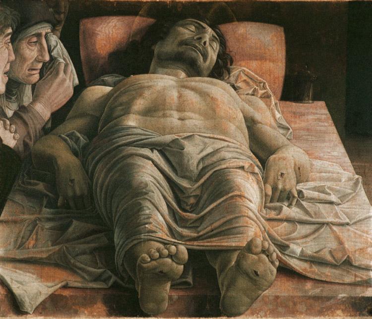 Dead Christ,Andrea Mantegna,66x81cm