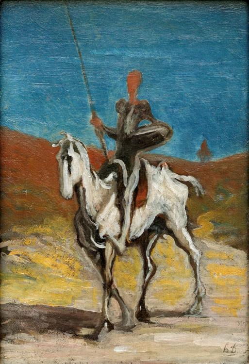 Don Quixote,Honore Daumier,60x40cm