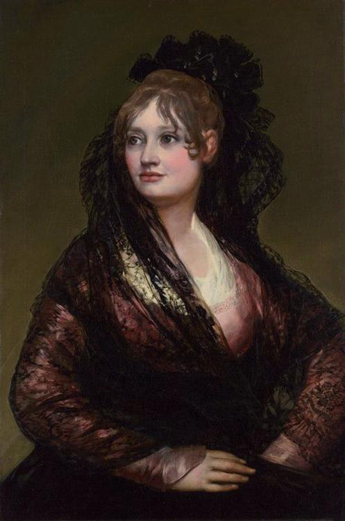 Dona Isabel de Porcel,Francisco Goya,50x40cm