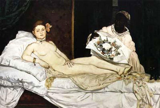 Edouard Manet Olympia,Edouard_Manet,60x40cm