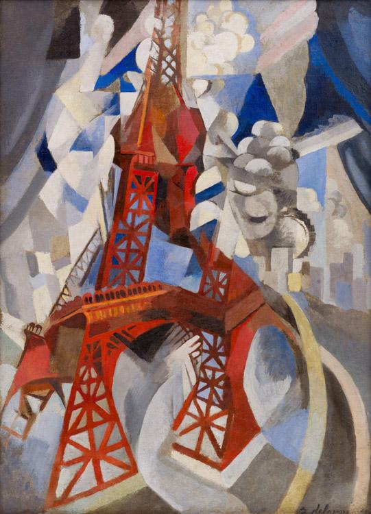 Eiffel Tower or the Red Tower,Robert Delaunay,60x40cm
