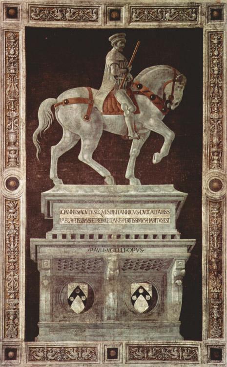 Equestrian Portrait of Sir John Hawkwood,UCCELLO Paolo,60x40cm