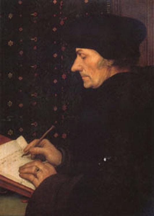 Erasmus, Hans Holbein, 60x40 cm
