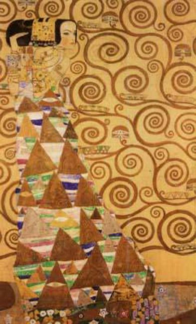 Expectation,Pattern for the Stoclet Frieze,Gustav Klimt,60x40cm