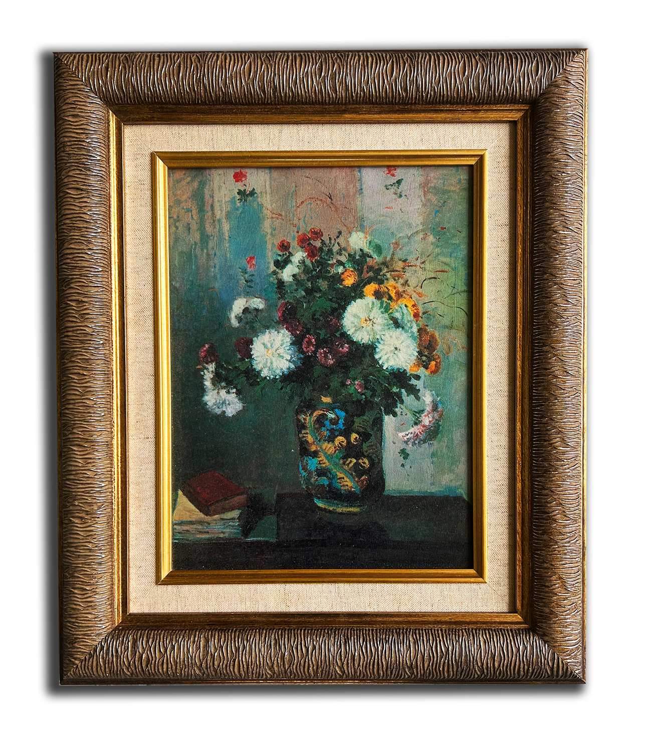 Flowers in Vase By Van Gogh 35x40 cm eller 14x16 ins