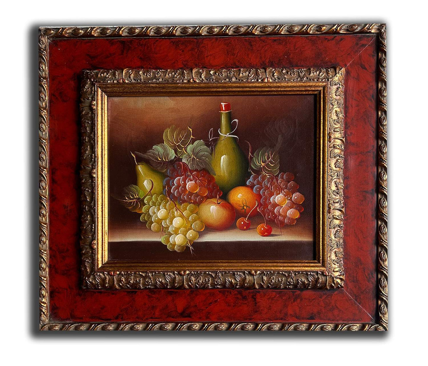 Fruits, hand-painted 36x41 cm eller 14x16 ins