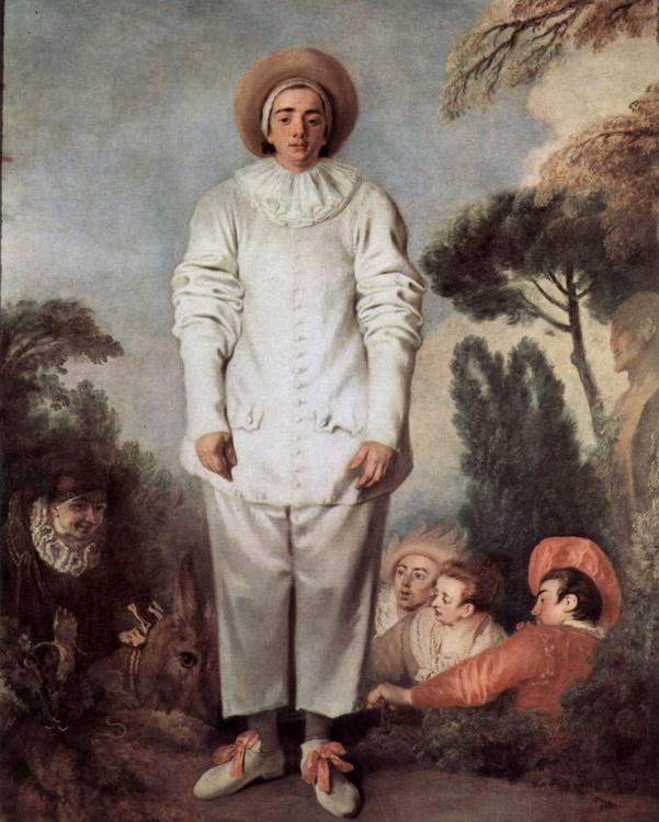 Gilles,Jean-Antoine Watteau,50x40cm